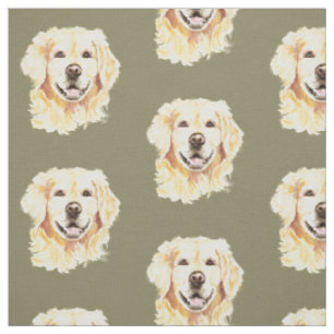Golden Retriever Hunde Tierwerbung Stoff