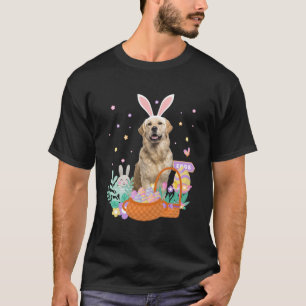 Golden Retriever Hundeeier Jagen Korb T-Shirt