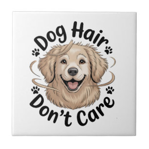 Golden Retriever Hundehaar Ist Uns Egal Lustige Au Fliese