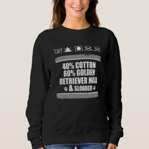 Golden Retriever Hundehaar Tier Outfit Sweatshirt