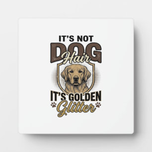 Golden Retriever Hundehaar Vintage Lustiges Shirt Fotoplatte
