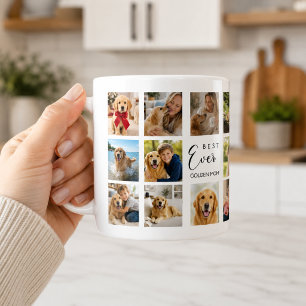 Golden Retriever Hundemutter Mama Fotocollage Kaffeetasse