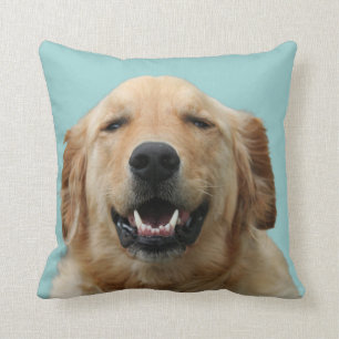 Golden retriever-Hundeporträt Kissen