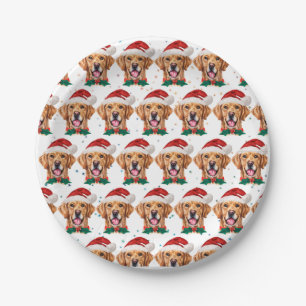 Golden Retriever Hunderasse Weihnachten Pappteller