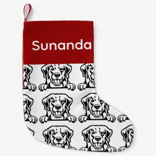 Golden Retriever Hundesocken Maßgeschneiderte Hund Kleiner Weihnachtsstrumpf