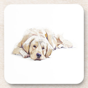 Golden Retriever Hundeuntersetzer - Geschenk für H Getränkeuntersetzer