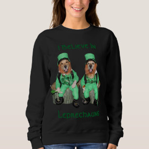 Golden retriever I glauben an Kobolde Sweatshirt