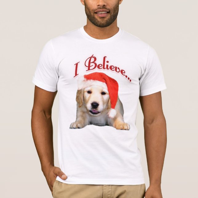 Golden Retriever Ich glaube T-Shirt (Vorderseite)