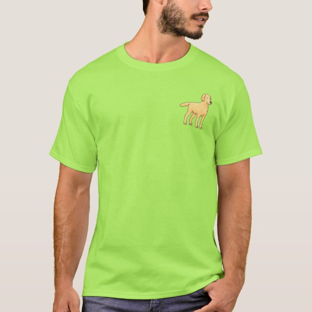 Golden Retriever im Taschenformat T-Shirt (Vorderseite)