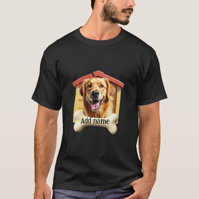 Golden Retriever - Individuell anpassbare Print on T-Shirt (Vorderseite)