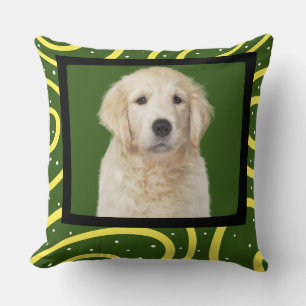 Golden Retriever - individueller Musterrahmen für Kissen