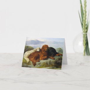 Golden retriever, Iren und Gordon-Setzer Notecard Karte