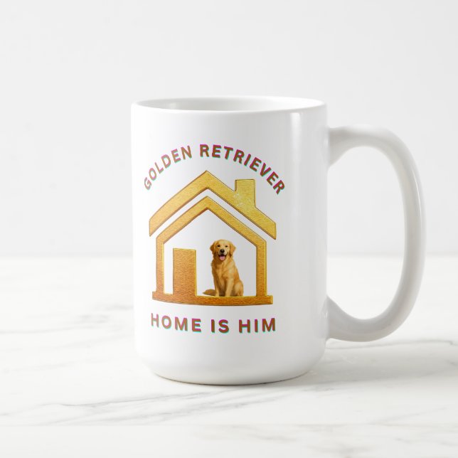 Golden Retriever ist ihm2 Kaffeetasse (Rechts)