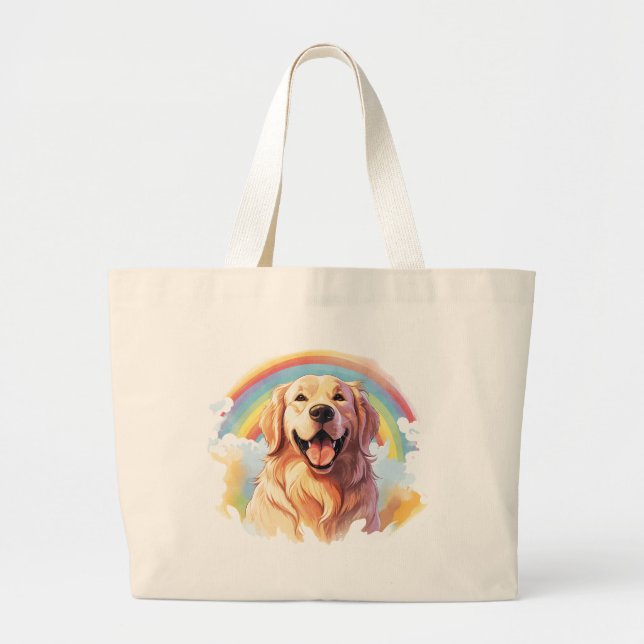 Golden Retriever Jumbo Tasche (Vorne)