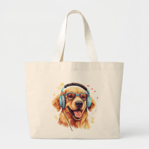 Golden Retriever Jumbo Tasche