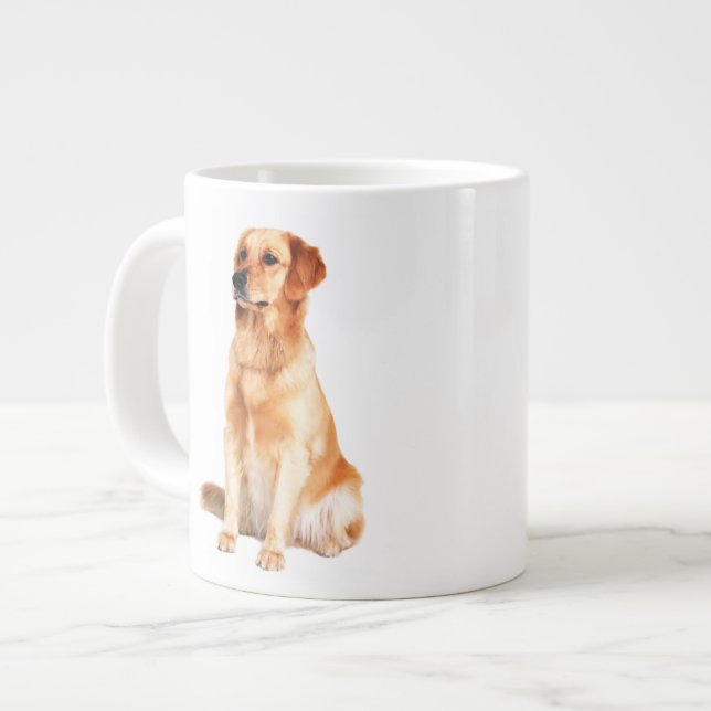 Golden Retriever Jumbo Tasse (Vorderseite Links)