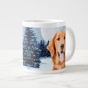 Golden Retriever Jumbo Tasse