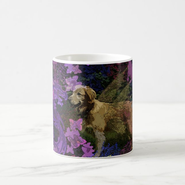 Golden retriever kaffeetasse (Mittel)
