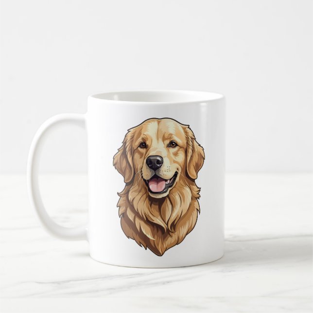 Golden Retriever  Kaffeetasse (Links)
