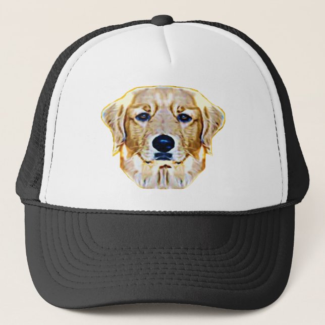 Golden retriever-Kappe Truckerkappe (Vorderseite)