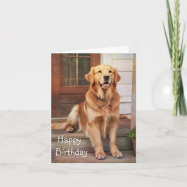 Golden Retriever Karte