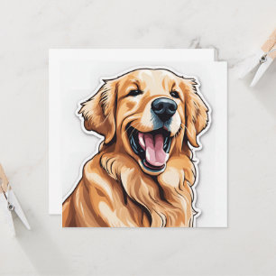 Golden Retriever Karte