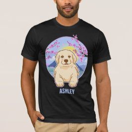 Golden retriever Kawaii Niedliches Geschenk Hund H T-Shirt