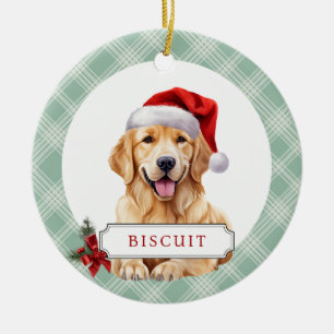 Golden Retriever Keramik-Kreisornament Keramik Ornament