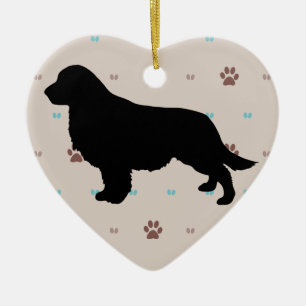 Golden retriever keramikornament
