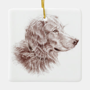 Golden Retriever Keramikornament