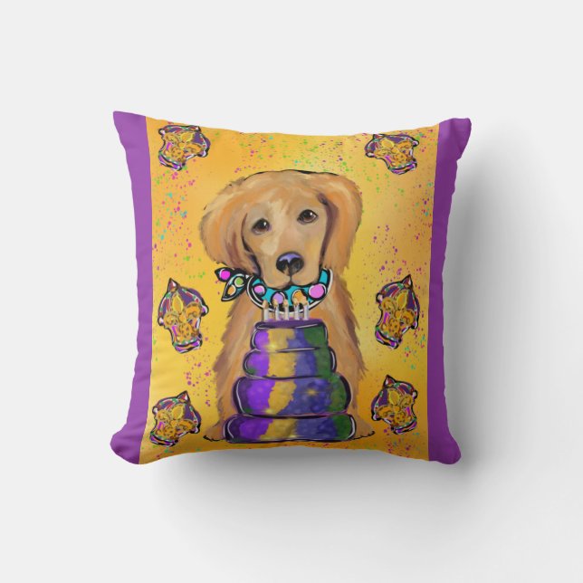 Golden Retriever Kissen (Vorderseite)