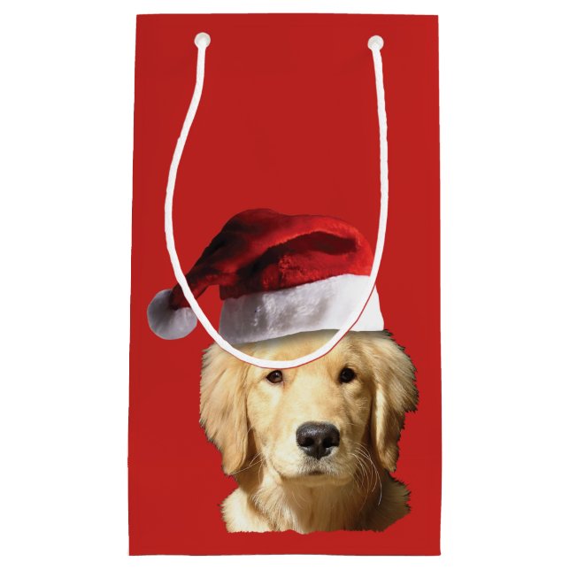 Golden Retriever Kleine Geschenktüte (Vorderseite)