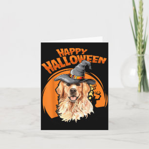 Golden Retriever-Kostüme für Halloween-Hund Karte