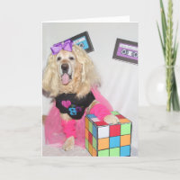 Golden Retriever Krass 80er Geburtstag