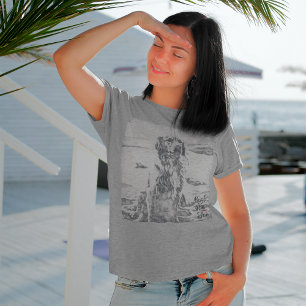 Golden Retriever Kunst Beste Mutter Aller Zeiten T-Shirt