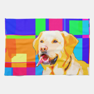 Golden retriever-Kunst Geschirrtuch
