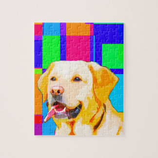 Golden retriever-Kunst Puzzle