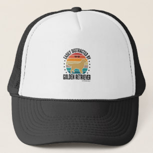 Golden Retriever leicht ablenkbar Vintage-Hundedes Truckerkappe