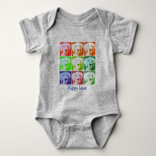 Golden Retriever Liebe Baby Bodysuit Strampler