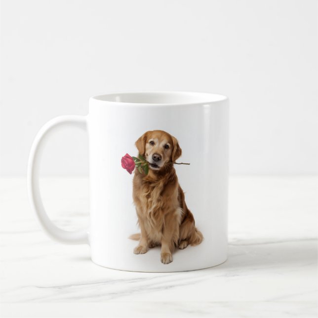 Golden Retriever Liebe Kaffeetasse (Links)