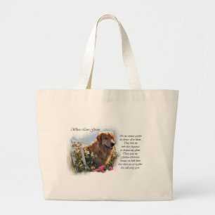 Golden Retriever Liebhaber Geschenke Jumbo Stoffbeutel