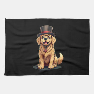 Golden Retriever Liebhaber Hund Golden Retrievers Geschirrtuch