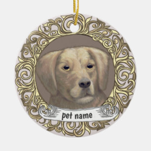 Golden Retriever Love Memory Ornament