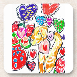 Golden Retriever Lover Set Getränkeuntersetzer