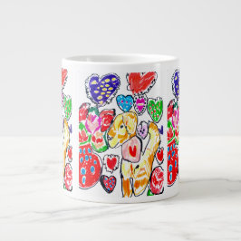 Golden Retriever Lover Set Jumbo-Tasse