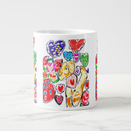 Golden Retriever Lover Set Jumbo-Tasse