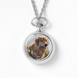 Golden Retriever Lovers Kunst und Kultur Armbanduhr