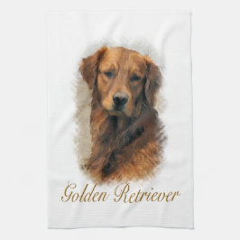 Golden Retriever Lovers Kunst und Kultur Geschirrtuch