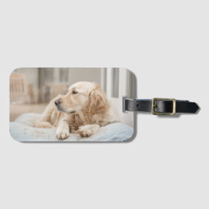 Golden Retriever Luggage Tag Gepäckanhänger