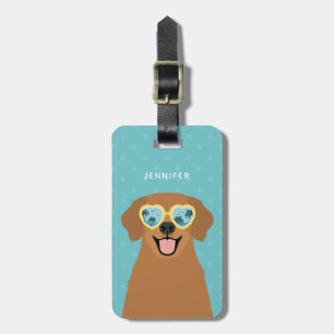 Golden Retriever Luggage Tags Gepäckanhänger